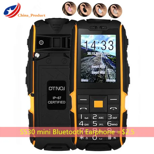 Gift DTNO I A9 Russian keyboard 4800mAh battery IP67 Waterproof shockproof phone Dual SIM Card mobile