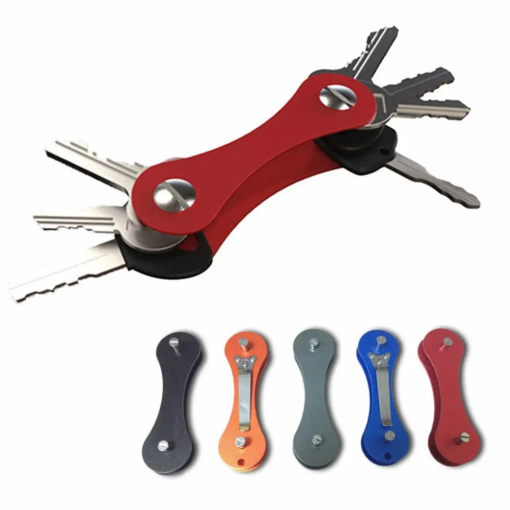 

Tool Pocket Key Key 9cm Using 1 Keychain Case Holder Compact Organizer Flat 14inch 2 Included Smart Not Clip Aluminum Tip