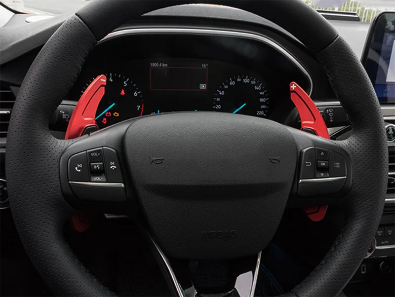 Автомобильное рулевое колесо лопасти переключения er Автомобиль Стайлинг интерьера украшения 2 шт./компл. для Ford Focus MK4