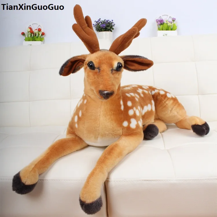 large-85cm-cute-deer-plush-toy-prone-sika-deer-soft-doll-throw-pillow-birthday-gift-s0037