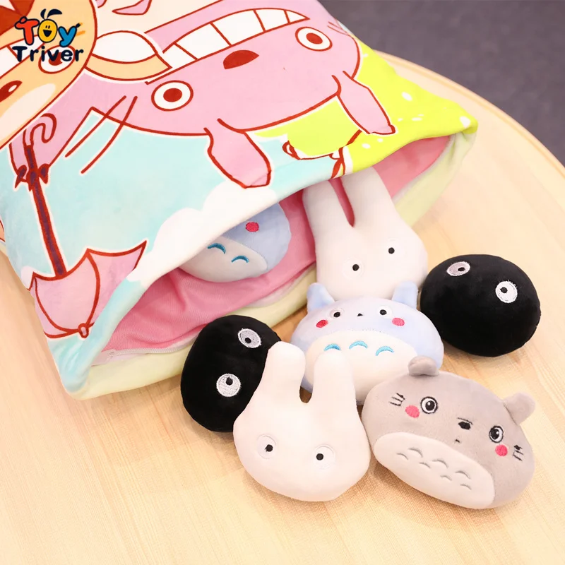 Totoro плюшевые игрушки тривер японская анимация Хаяо Миядзаки Мягкая кукла