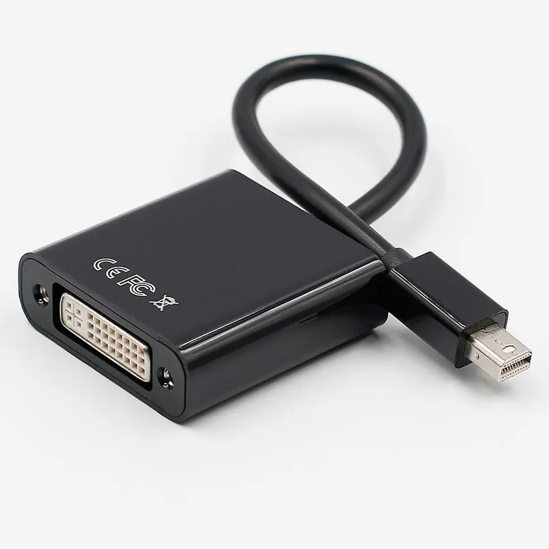 

Thunderbolt Mini DP to DVI Adapter Mini DispayPort to DVI Converter Male to Female Support 1080P for Monitor Projector Displays
