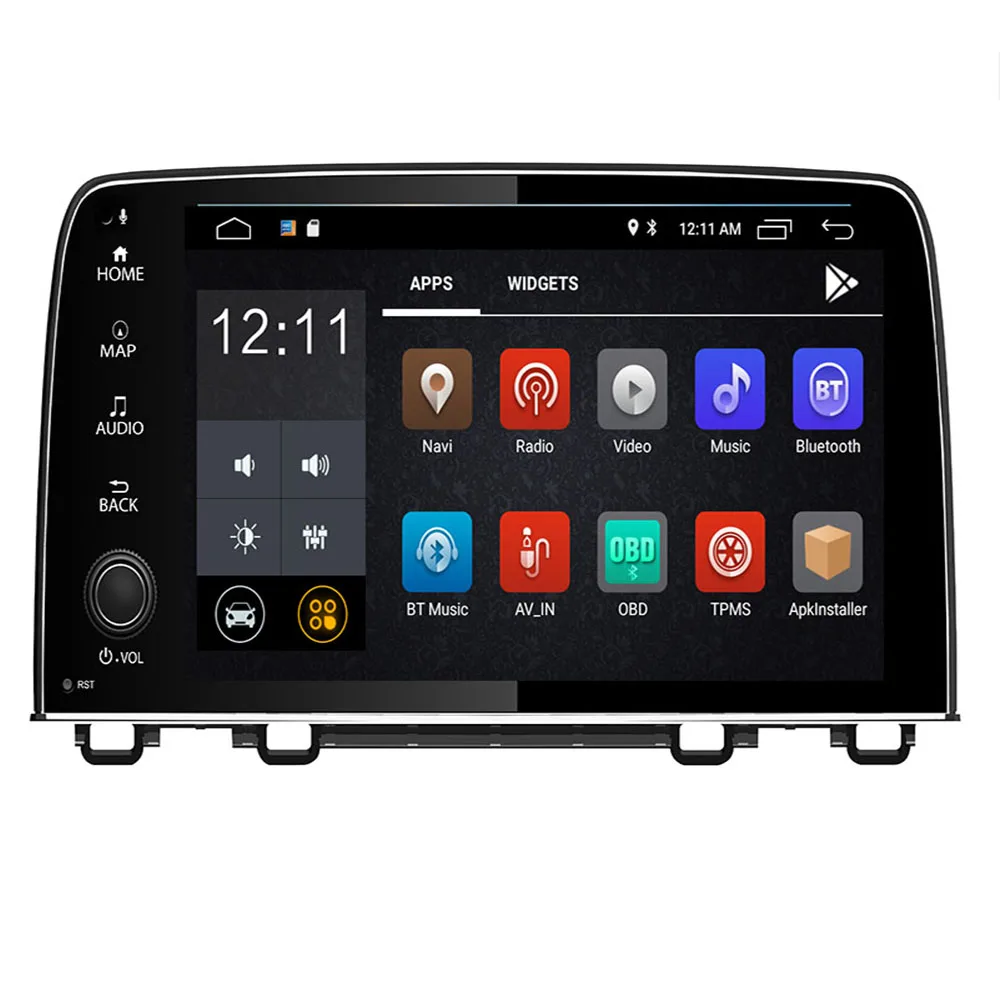 Discount 9" HD Android 9.0 Octa Core Car DVD Player for  HONDA CRV 2017 -2018 2019 2020 GPS Navigation Stereo Radio 4G/WIF Headunit 3