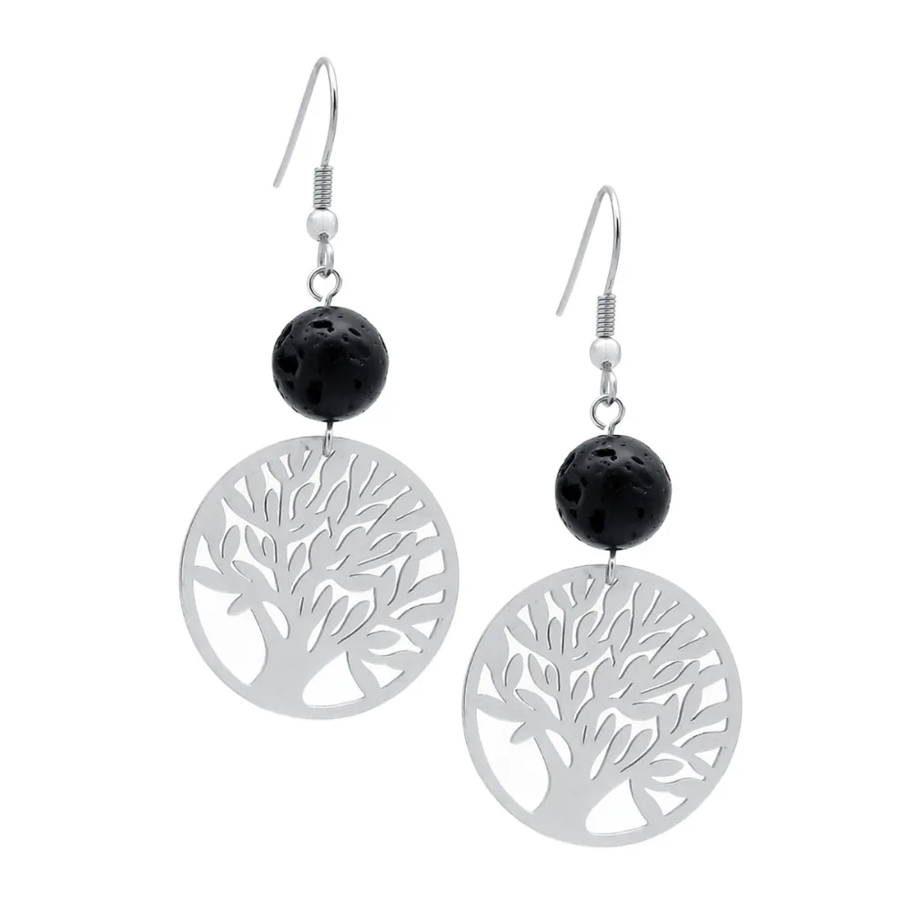 ZP-SS034-2 Lava Diffuser Earrings