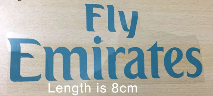 Маленькая футбольная нашивка Fly Emirates Размер 8 см и размер 6 5 значок для передачи
