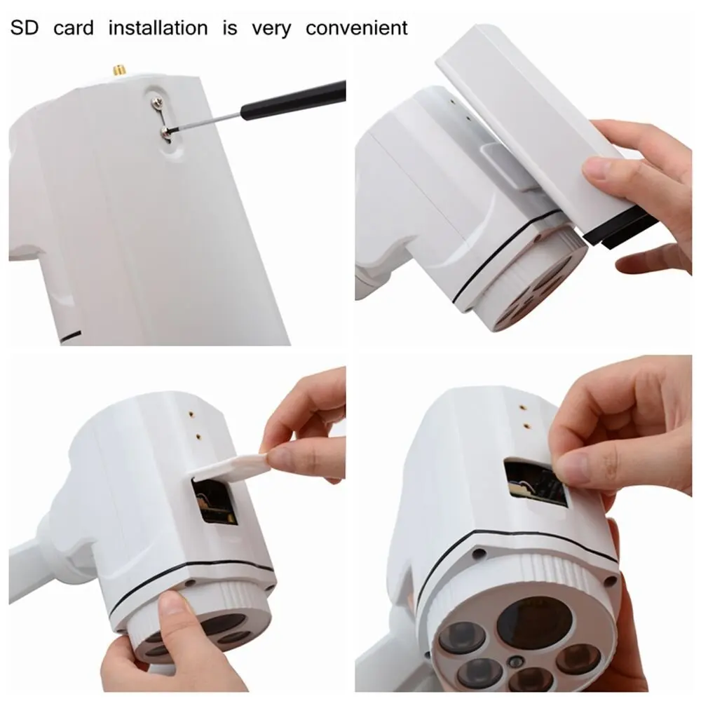 5 МП HD P2P 10x4g 3g wifi ip PTZ пулевые камеры 5MP наружные ИК видения безопасности 4g
