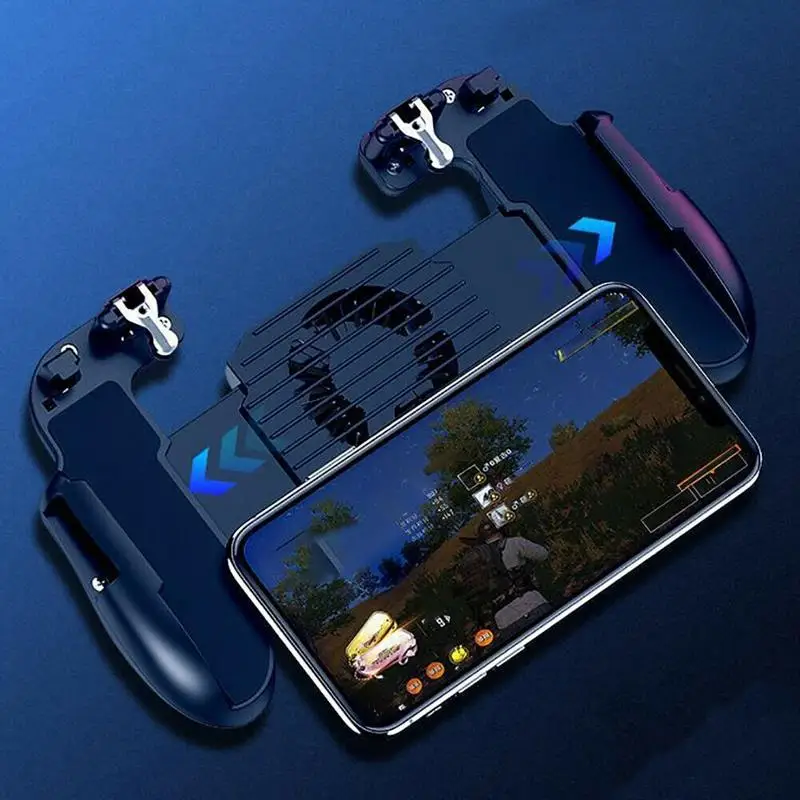  Phone Game H5 Cooler Cooling Fan Gamepad Controller Fire Hand Grip For Pubg