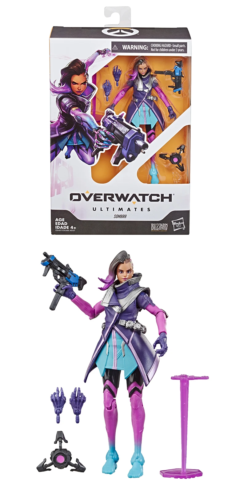 Hasbro Overwatch Ultimates Tracer Sombra Lucio Blackwatch Reyes 6 дюймов Коллекционные Фигурки Лидер продаж популярные на рынке