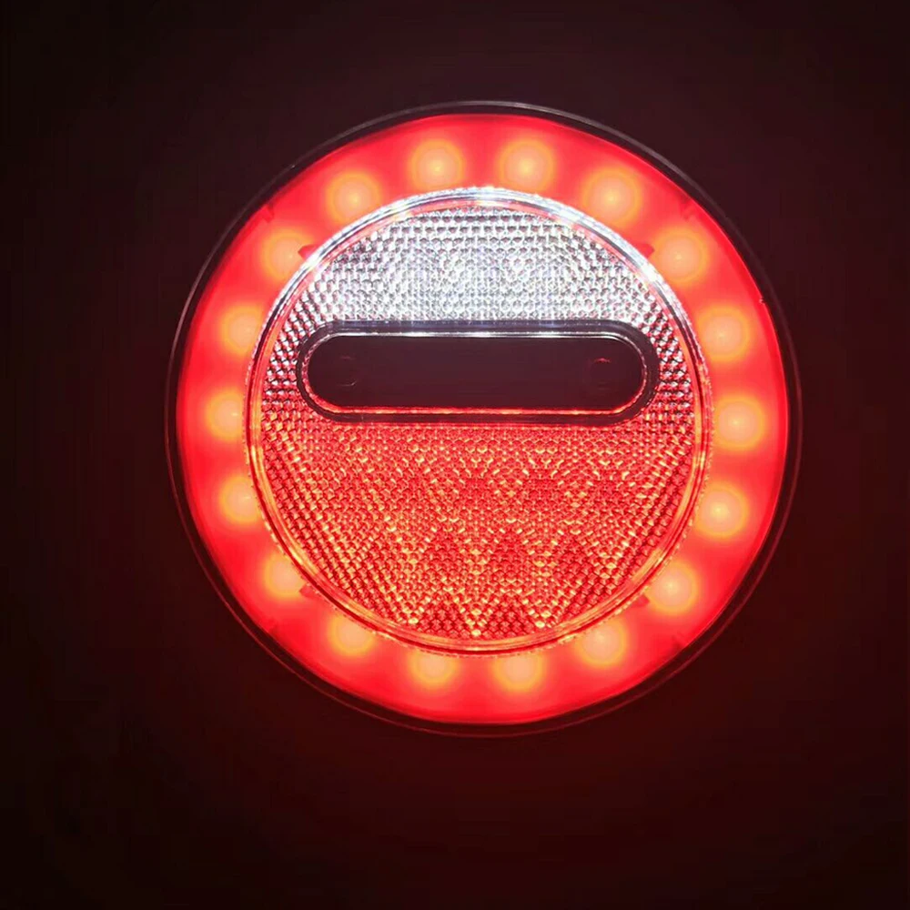 1 Set 2018 New Model Rear Lamp 12V Led Tail Light with Running Brake and Reverse Function Taillight for Jeep Wrangler JK 2007-16 (1)