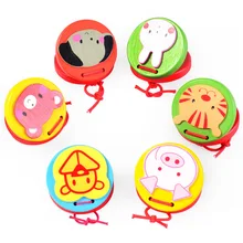 1 шт. Детские игрушки Монтессори обучающая игрушка Кастанет инструмент младенец игровой Тип деревянная игрушка для малышей 13-24 месяцев случайный ребенок