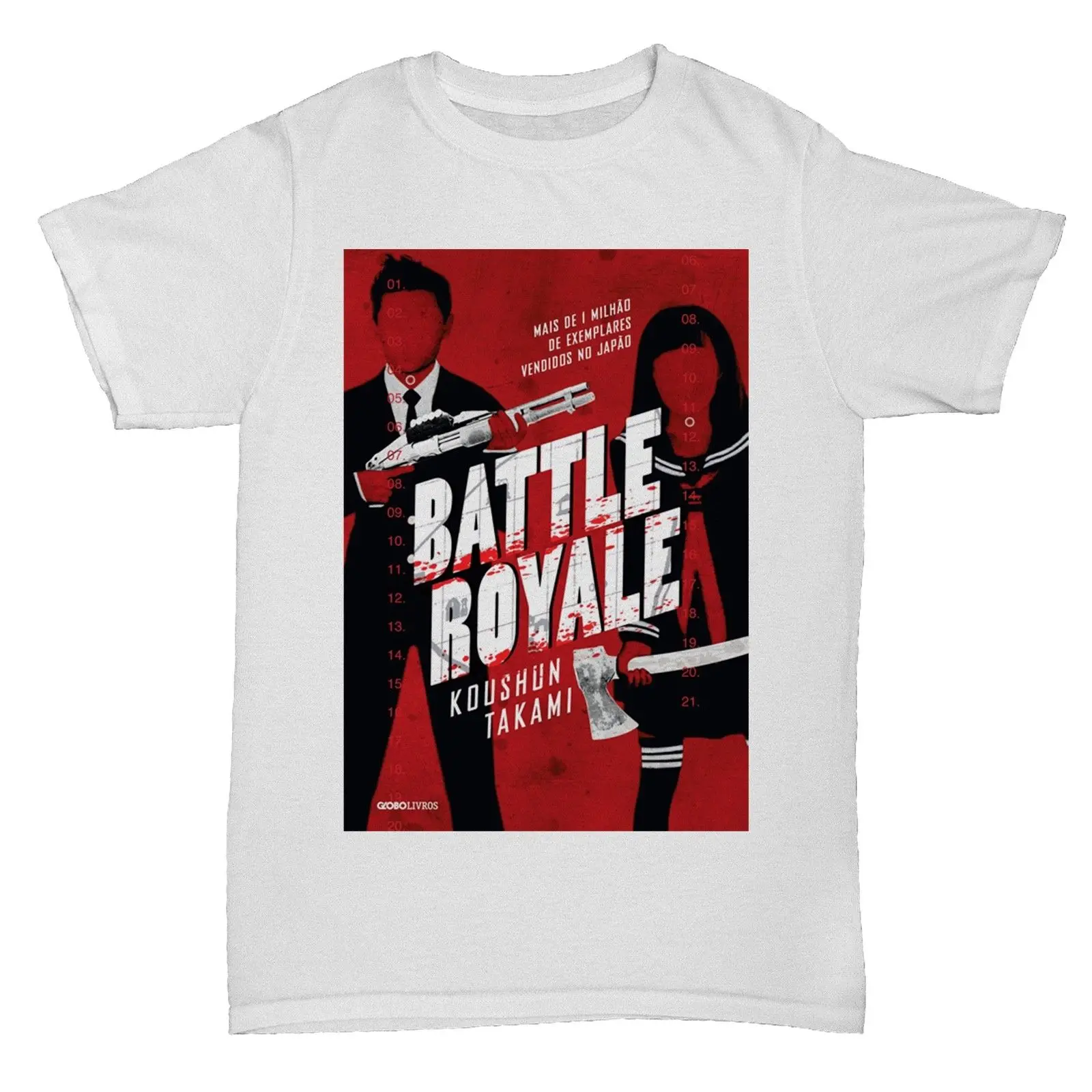 BATTLE ROYALE CULT ASIAN MOVIE FILM KUNG FU 70S CHINESE JAPANESE T SHIRT Printed T Shirt Men-in 