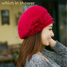 Шапка из натурального меха для женщин с подкладкой из плотного флиса, зимняя шапка из кроличьего меха, женская шапка skullies beanie, Модная вязаная шапка