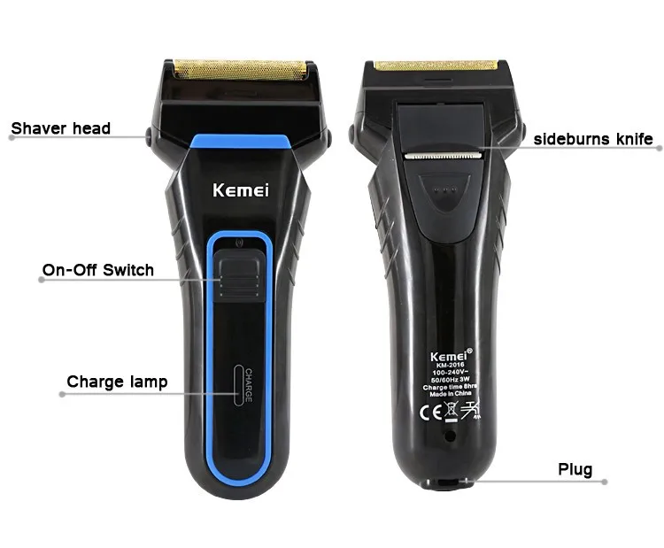 Portable Men Rechargeable Precision Men beard Electric Shaver Razor Pop