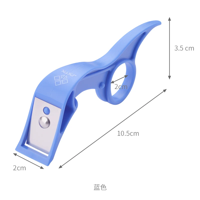 Креативная Чистка фруктов многофункциональные ручные приспособления для чистки груши Яблоко Овощечистка для фруктов резка Яблоко кухонный предмет инструменты - Цвет: blue