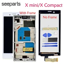 Черный для sony Xperia X mini Compact ЖК-дисплей Дисплей с кодирующий преобразователь сенсорного экрана в сборе F5321 заменитель для sony X Compact ЖК-дисплей