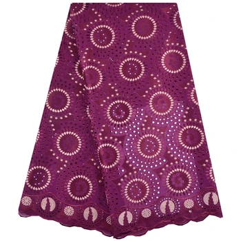 

Latest Swiss Voile Lace In Switzerland High Quality 2018 African Swiss Voile Lace Stones Cotton Fabric For Nigerian Women 1220
