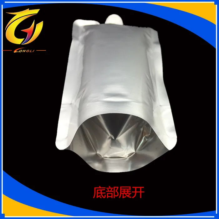 Retail Stand Up Pure Aluminum Foil Spout Bag Beverage Liquid Drink Package Juice Milk Coffee Storage Doypack Mylar | Дом и сад