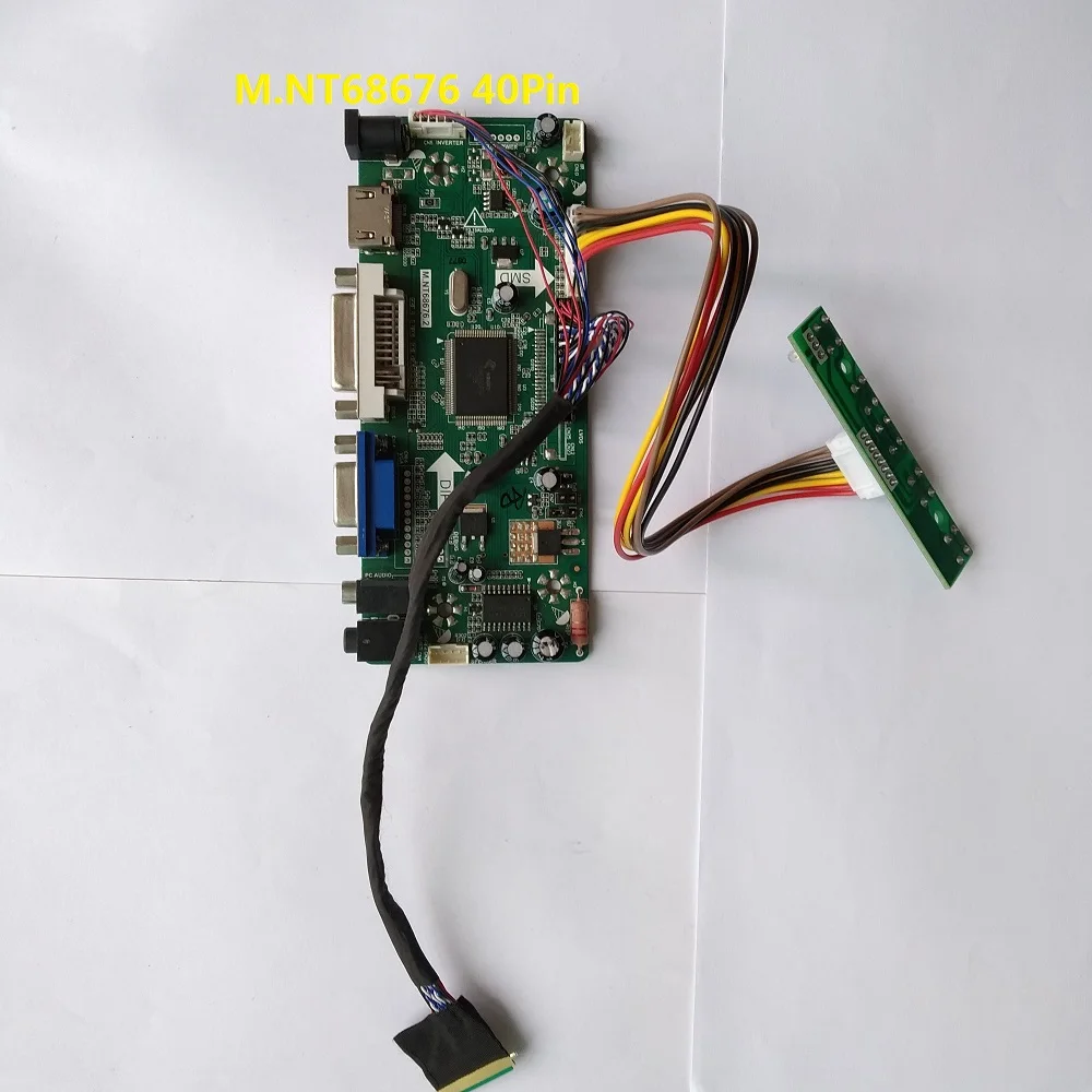 For B101AW02 V1 monitor Card VGA HDMI Panel Screen 1024X600 DVI LVDS Controller kit LCD LED