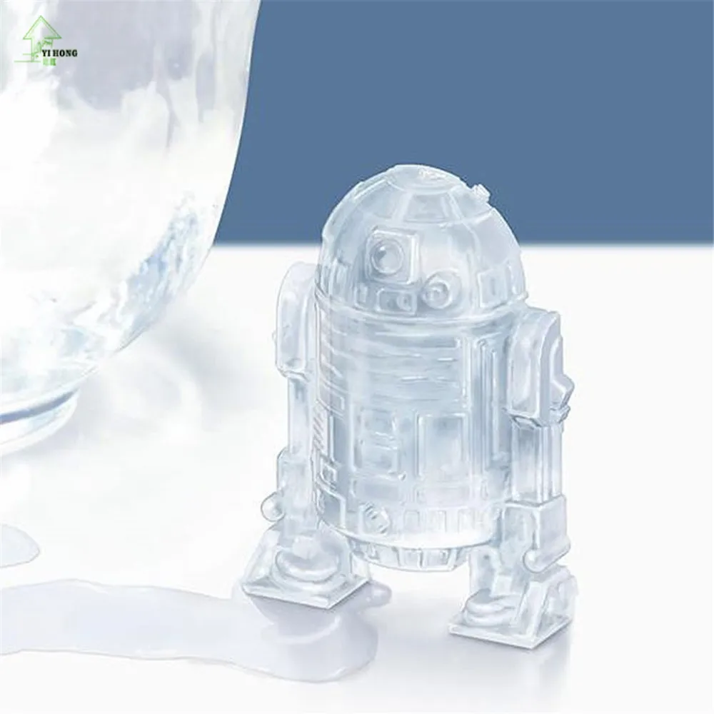 

YI HONG Star Wars R2D2 Robot Silicone Ice Cube Tray Chocolate Mold Kitchen Accessories A1371c