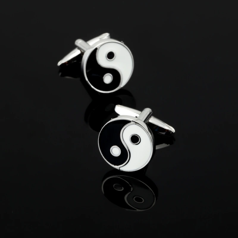 

High quality men's fashion boutique jewelry brand Cufflinks Gift round gossip cufflinks, 3 pairs of wholesale sales