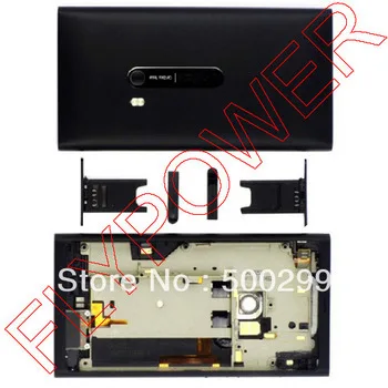 100% usado original sin arañazos carcasa Caso de La Contraportada Para nokia n9 con la bandeja de sim + puerta usb en negro por el envío gratis