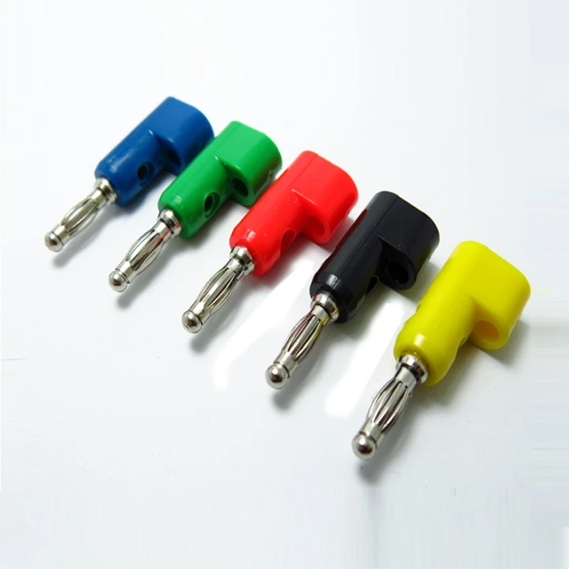 50pcs/lot 4mm Solderless Stackable Banana Plug Banana Connector Headin Connectors from Lights