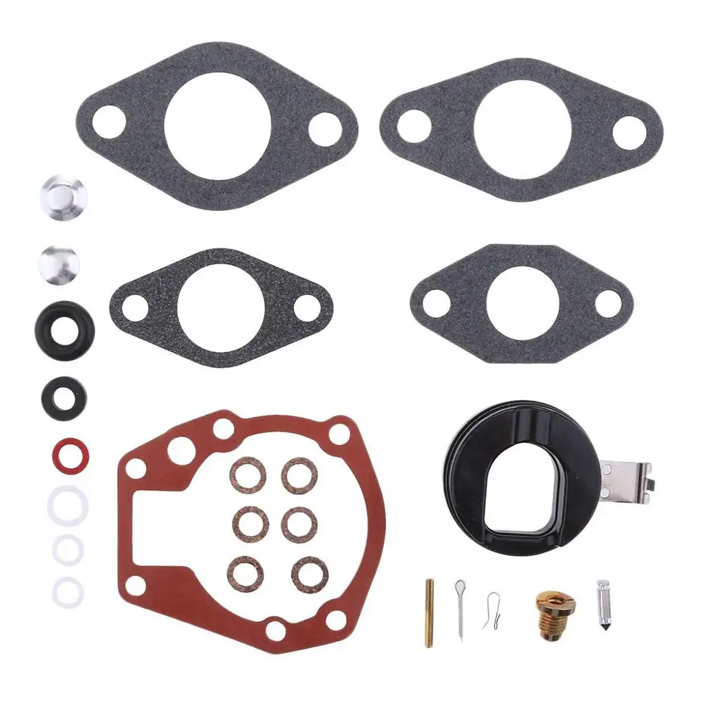 MTUOSALE Carburetor Carb Repair Kit Float For Johnson Evinrude 9.9 HP 15 HP 1974-1988 398453 Rebuild Replacement Parts