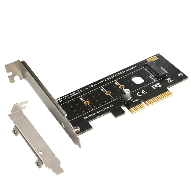 

Great-Q NEW PCI Express 3.0 X4 to NVME M.2 M KEY NGFF SSD pcie M2 riser card Adapter pci e adaptador free shipping