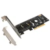 Gran-Q nuevo PCI Express 3,0X4 NVME M.2 M clave NGFF SSD pcie M2 riser card adaptador pci e adaptador envío gratis ► Foto 2/4