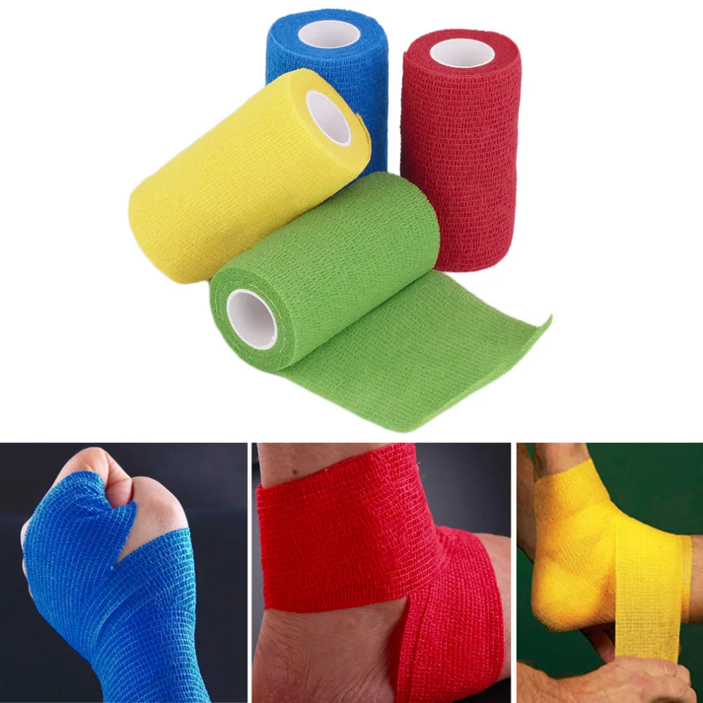 2016 NEW arrival Self Adhering Bandage Wraps Elastic First Aid Tape