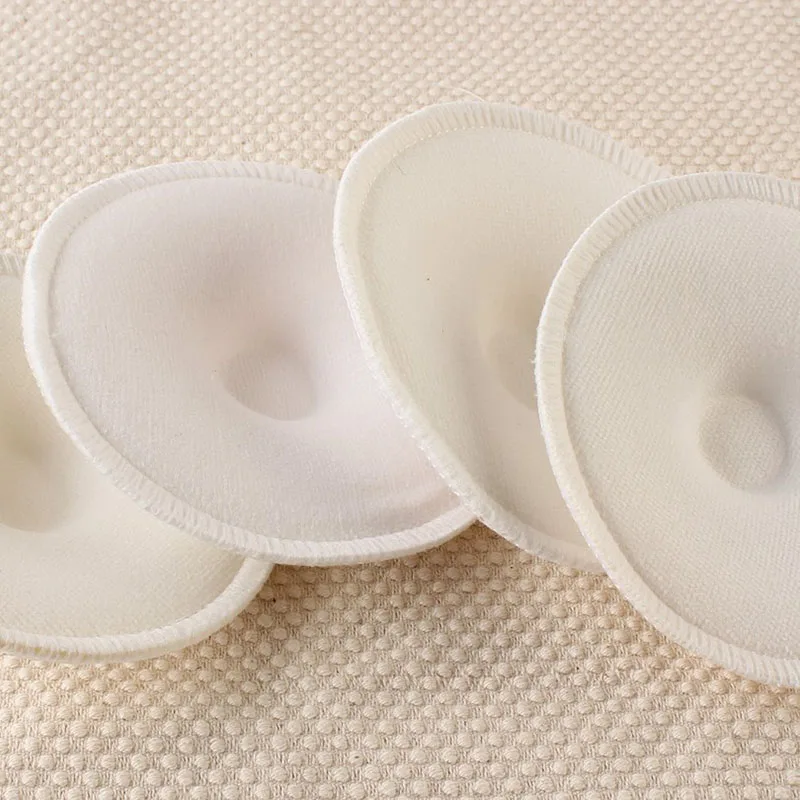 4 Pcs Skin-friendly Breast Pads Anti-overflow Nursing Pad Breastfeeding Absorbency Mom Prenatal Postnatal Supplies 5