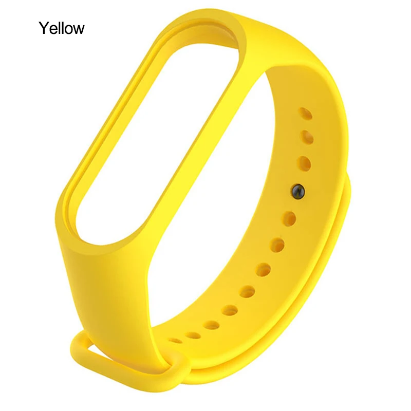 Силиконовый умный ремешок на запястье, сменный умный Браслет, ремешок для взрослых и детей, умные аксессуары для M3 Plus, ремешок для смарт-браслета - Цвет: Yellow