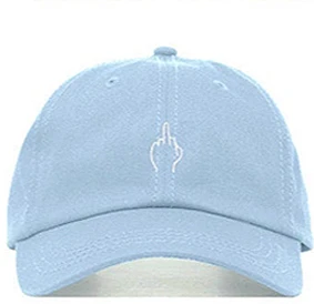 Креативная бейсболка с вышивкой, индивидуальная хип-хоп кепка, модная шапка для пары, уличная Кепка для отдыха, шляпы для папы - Цвет: Небесно-голубой