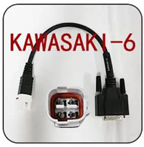 Профессиональный для KAWASAKI 6pin/8pin/4pin/4pin+ 6pin диагностический кабель работает на MST100P MST500 MST3000 мотоциклетный сканер - Цвет: NO.6