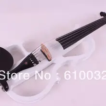 6 Строки 4/4 Электрический Скрипки Тихая Самовывоз изысканные тона части включают Нью-золотистый Цвет#8-21 белого цвета