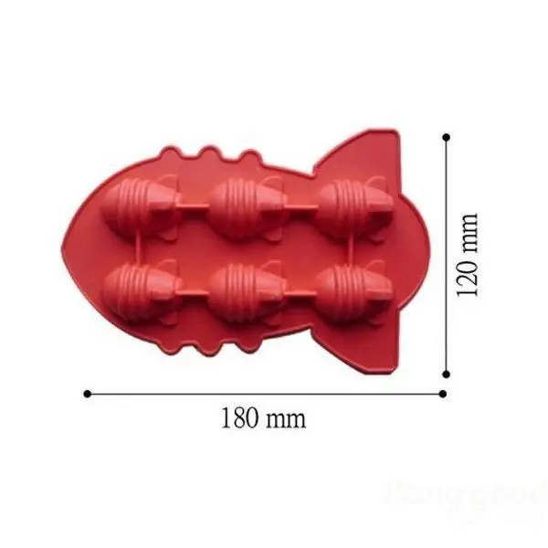 DreamClub Atomic Bomb Shape Silicone Ice Cube Cake Jelly Mold |