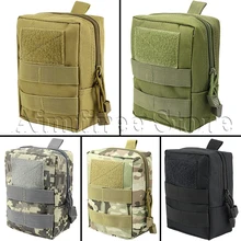 MOLLE EDC мешочек инструментальный гаджет Пояс сумка 1000D нейлон Портативный молнии тактические мешок для кемпинга охота
