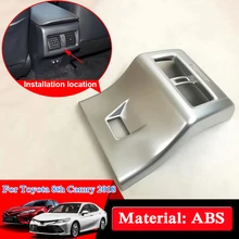 QCBXYYXH автомобильный Стайлинг ABS хромирование, задняя часть автомобиля воздушный колпак крышка внутренние украшения блестки автомобильные наклейки для Toyota 8th Camry