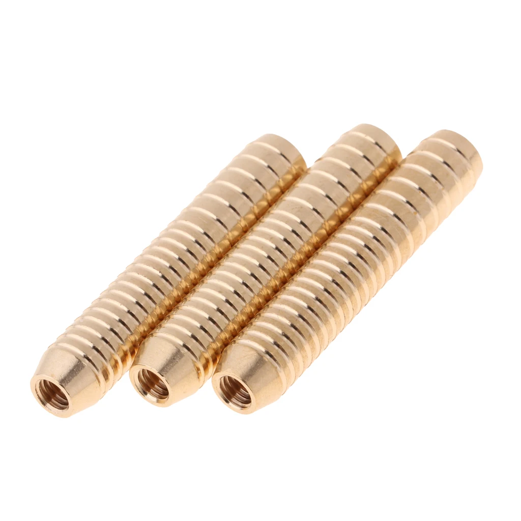 3pcs/Set Brass Dart Barrels Replacement 15 Gram for Soft/Steel Tip Darts Shaft Parts Accessories
