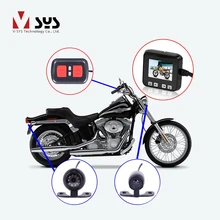 VSYS C6 Dual Waterproof Front & Rear View Motorcycle Dash Cam Bike Camera Recorder Motorcycle DVR, G-sensor GPS Night Vision