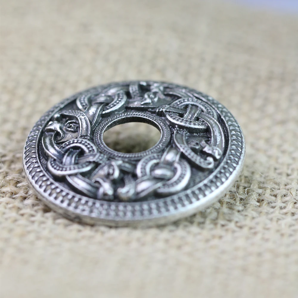 Norse Viking legendry Dragón Broche