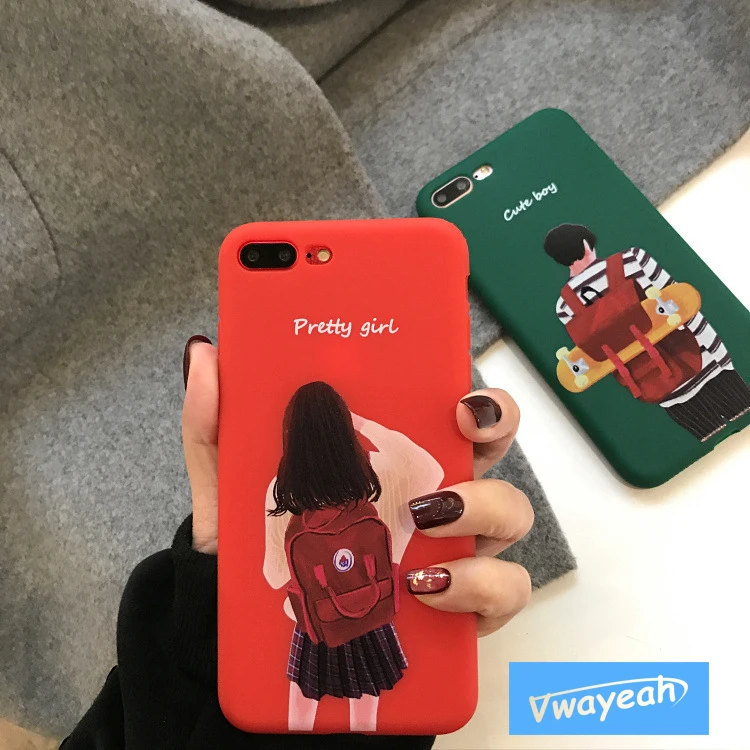 Lovers Student Pretty Girl Cute Boy Case (8)