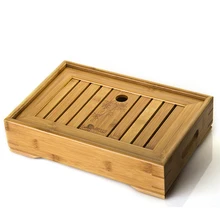 Heißer verkauf Kung Fu Tee-Set Natürliche Holz Bambus Tee-tablett sets größe 34 cm 22 cm 6 cm medium modell 38 cm 26 cm 6 cm große modell