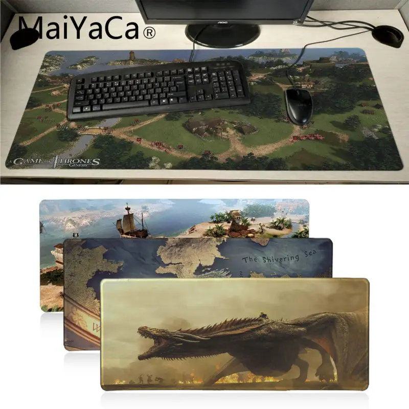 

Maiyaca Your Own Mats Maps game of thrones westeros Keyboard Gamer Gaming Mouse pads Computer Mousepad Best Mats for Gamer Gift