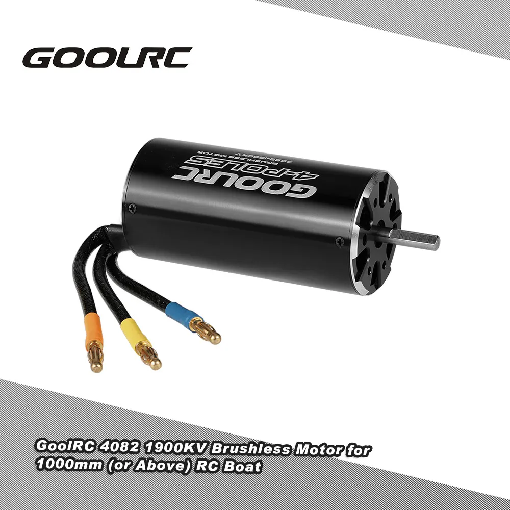 

High Performance Original GoolRC 4082 1900KV 4 Poles Brushless Sensorless Motor for 1000mm (or Above) RC Boat