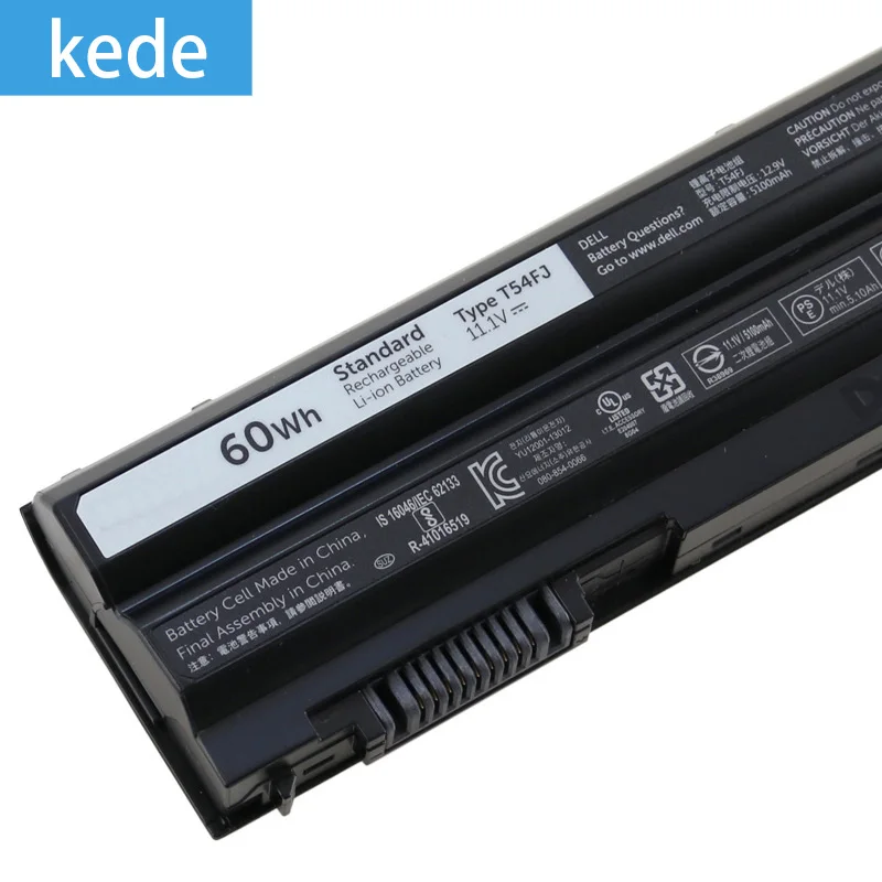 Kede ноутбук батарея T54FJ для Dell Latitude E6420 E6520 E5520 E5420 E6430 E6530 NHXVW P8TC7 M5Y0X N3X1D P9TJ0 11,1 V