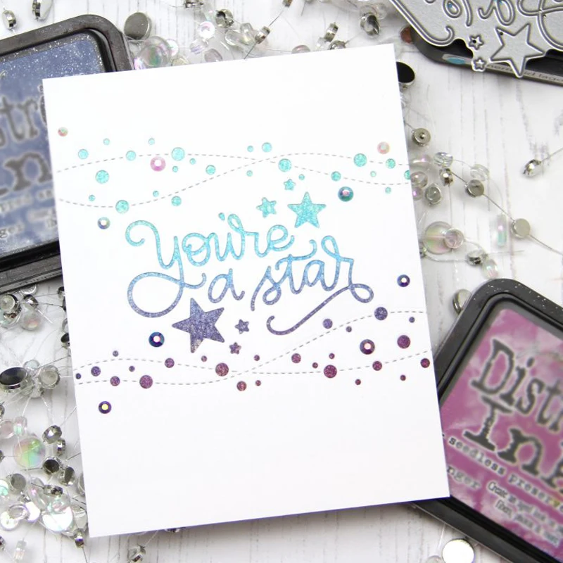 

You're A Star Metal Cutting Dies Stencils For DIY Scrapbooking Decorative Embossing Suit Paper Cards Die Cutting Template 2018
