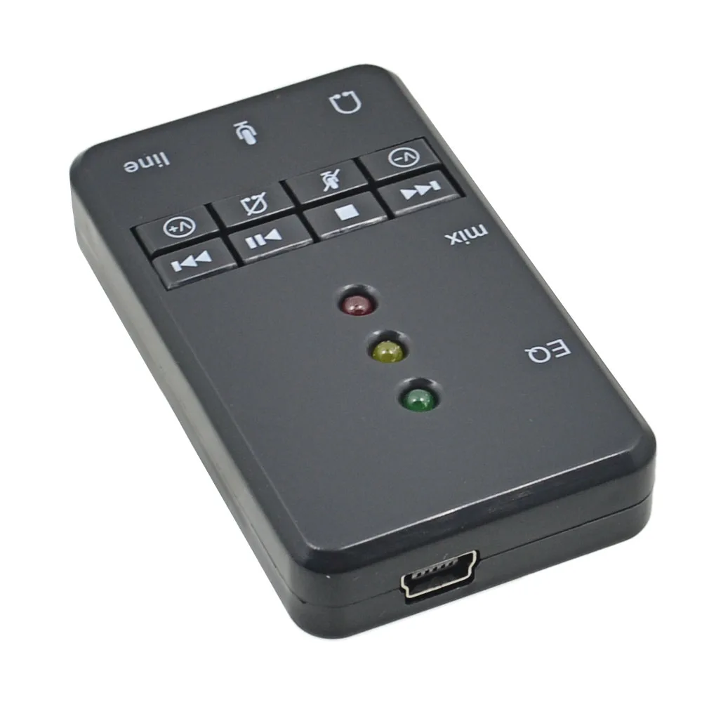Внешняя звуковая карта USB 10 шт. 7 1 каналов 3D Звуковой адаптер 3 5 Φ для WinXP/7/8 Vista/Mac