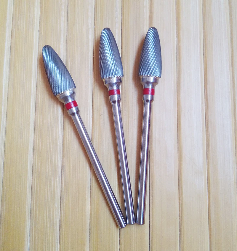 Broca do Unha para Unhas Bit de Segurança e Cônico Hot! Lote Mais Alta Qualidade Barril Bit Carboneto Manicure Máquina Ferramentas 101001red 10 Pçs - 6 Hot! 10 pçs lote mais alta qualidade