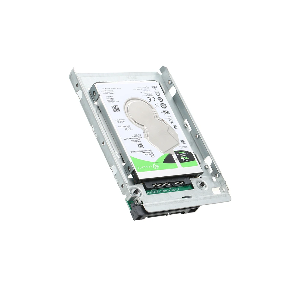 

2.5" SSD to 3.5" SATA Hard Disk Drive HDD Adapter Hot Swap Plug Converter Bracket Tray Cage Compatible with 2.5"/3.5" SATA SSD